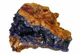 Sparkling Azurite Crystal Cluster - Laos #162588-1